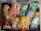 Simpson and Other Advertising Character Dolls in Orig Bags