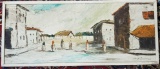 Vintage Homer Costello Oil painting Heavy Impasto Impressionist Mid Century Modern