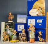 7 Hummel Figurines with Boxes