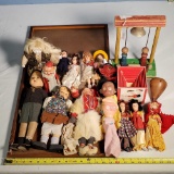 Misc Lot of Childrens Toys, Dolls and Nesting Blocks