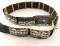 Wilford Chee WC Navajo Vintage Pawn Native American Turquoise Sterling Silver Concho Belt
