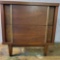 Rosewood & Burl Basic Witz Furniture Industries Mid Century Modern Stand