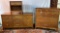 Dixie Mid Century Moden 3 Piece Walnut Bedroom Suite