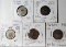 5 RPD Shield Nickel Varieties - 3 Rev 67 1868/1, 1868 1/1, 1868/1_68 and 1868/68, 1869/9 DDO & RPD