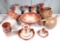 Collection of Pottery Vessels, Bowls, Cups, Etc. Plus 2 Jugtown