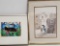 2 Framed Watercolors By Listed Artist Paul Kuo & Marlene Miller