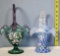 2 Fenton XXI New Century Collection Art Glass Baskets