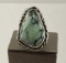 Sterling Silver Native American Navajo Turquoise Ring