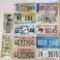 12 Vintage License Plates Including 1957 Florida