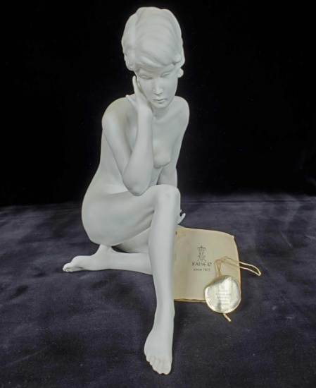 Kaiser Porcelain "Meditation" Nude Woman Figurine