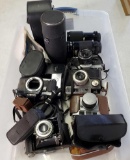 Lot Of Vintage Cameras & Lenses