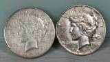 1934-D and 1925-S Rarer US Silver Peace Dollars -