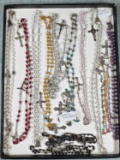 12 Rosaries incl. Vintage & Sterling