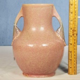 Roseville Pink Tuscany 346-9 Two Handled Bleneded Glaze Vase