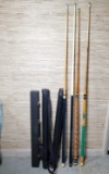 4 Estate Billiard Pool Cues