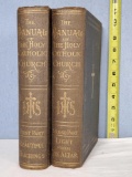 1906 2 Volume The Manual of The Holy Catholic Church Rev James J McGovern, DD