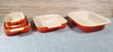 5 Le Creuset Stoneware Baking Dishes