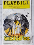 Cast Signed 1998 Wizard of Oz Playbill