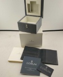 Corum Bubble Chronograph Presentation Watch Case With Leather Book Holder, Book & Card