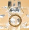 10k Gold Eternity Ring Pendant Necklace