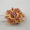 14K Yellow Gold & Ruby Necklace / Bracelet Clasp