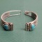 Vintage Pawn Sterling Silver & Turquoise Un-Signed Native American Cuff Watch Bracelet