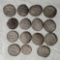 14 Ilkhan Taghay Timur 1336-1353 AR 2 Silver Dirhams Baghdad Mint Plus One Other