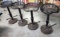 4 Thomasville Iron Tractor Seat Stools