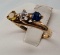 10K Yellow Gold & Citrine, CZ & Topaz Ring