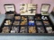 Tray of Men's Vintage Cufflinks, Shirt Buttons & Tie Tacks