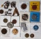 Sterling Military Pins, Tax Tokens, Medals Civil War Store Cards and more