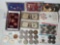 Tray Lot of US Dollar Coins and Currency, Special Collector Sets and More