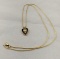 14K Yellow Gold & Opal Necklace