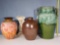 4 Art Pottery Vases