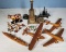 Antique Toys with Steam Engine, Wooden Planes and more
