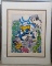 Marc Chagall 6 Color Serigraph on Woven Paper