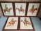 5 Vintage Fredric Remington Framed Prints