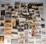 Postcard Collection of Paddle and Battleships, San Francisco Earthquake, and more