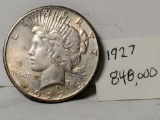1927 US Silver Peace Dollar, Key Date
