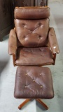 Soda Galvano For Lied Mobler Lounge Chair & Stool REPLACED BUTTONS ON STOOL