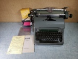 1963 Vintage Olympia SG1 Super De Luxe Typewriter with Lots of Extra Ribbon