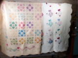 2 Vintage Estate Hand Stitched Quilts