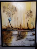 Large Contemporary Oil Painting Signed M. Mckean