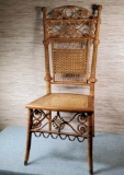 Heywood Brothers & Wakefield Company Chicago Ill. (1897-1921) Ball And Stick Wicker Chair
