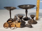Tray Lot of Sterling, Weighted Sterling and Sterling Handled Items