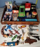 Case Lot of Vintage Toy Banks Cap Guns, Presidentia Novelties and More