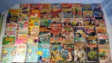 Lot of 60 Mostly Silver Age Harvey, Charlton, DC and Other Vintage Comics