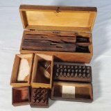 Lot Of Antique Boxed Tools