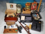 Case Lot of Tobacciana - Cigar Holders, Pipes, Lighters and More