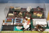 N Gauge Toy Train Set with Pioneer Village Display and Moreloo